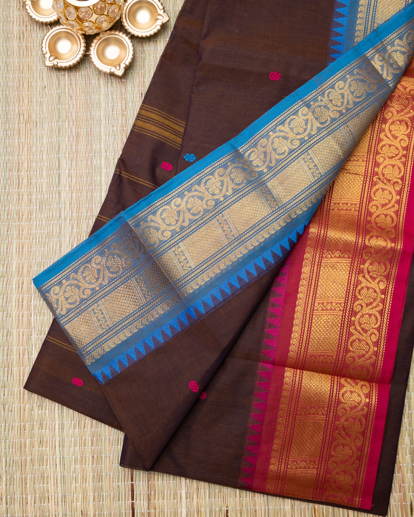 Ganga Jamuna Border Chettinad Cotton