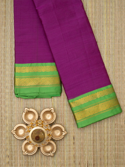 Gadwal Plain Silk Saree