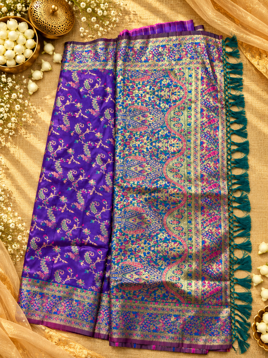 Pashmina silk sarees