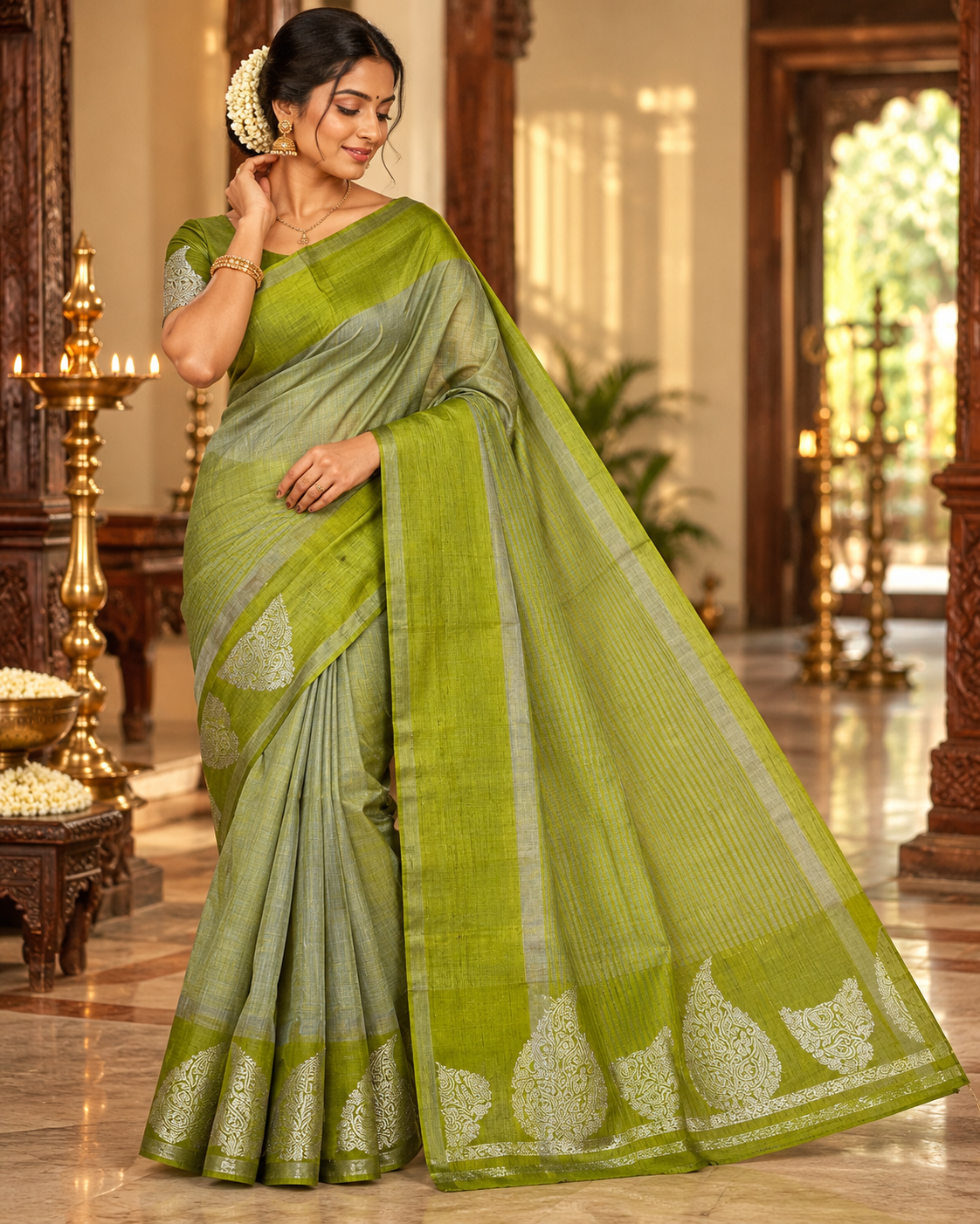 Tassar Sarees