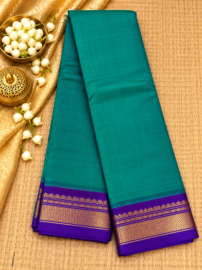 Gadwal Plain Cotton Saree