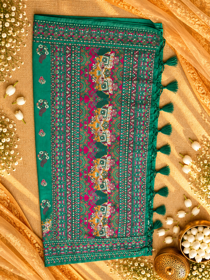 Pashmina silk sarees