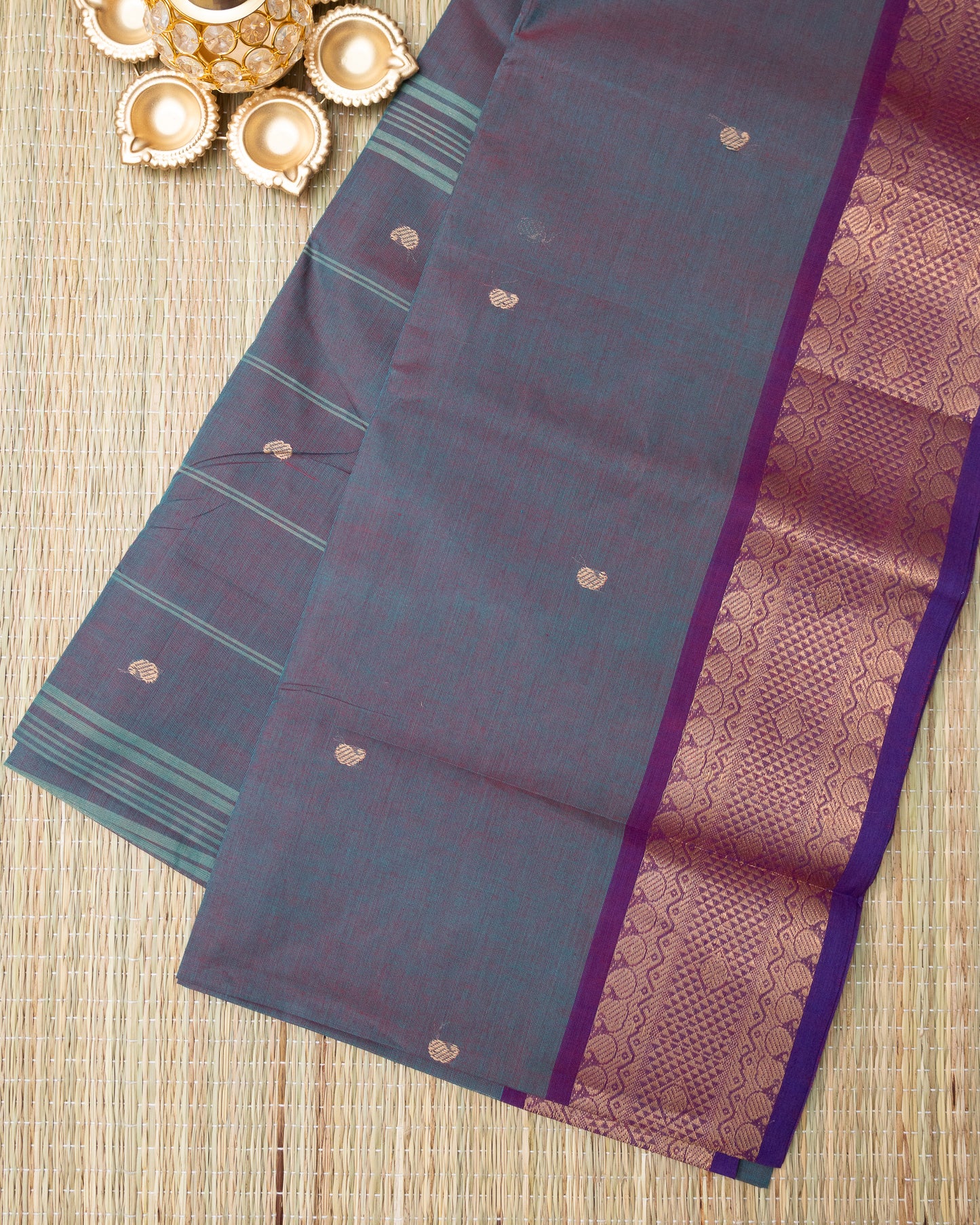 Ganga Jamuna Border Chettinad Cotton