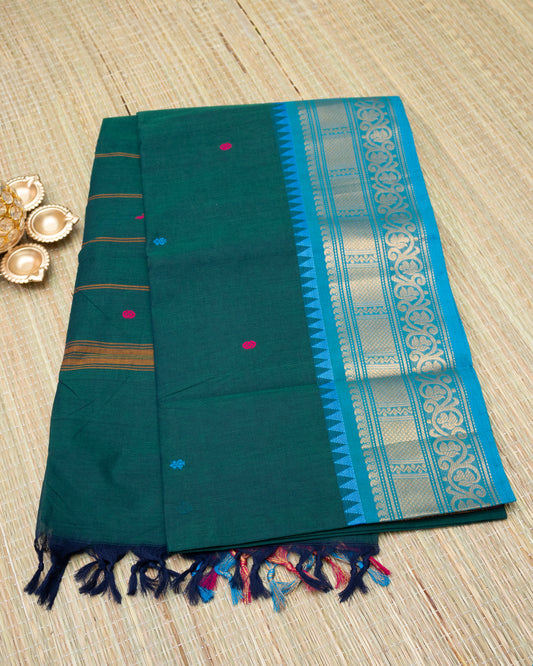 Ganga Jamuna Border Chettinad Cotton