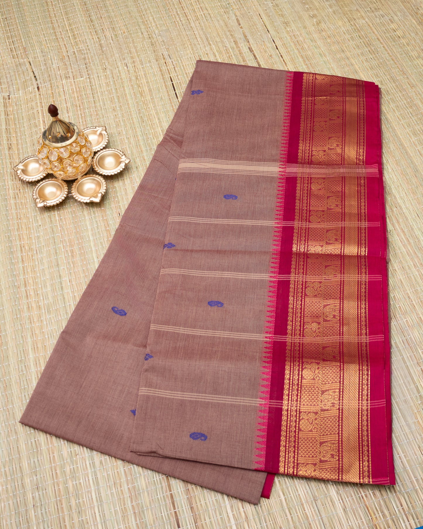 Ganga Jamuna Border Chettinad Cotton