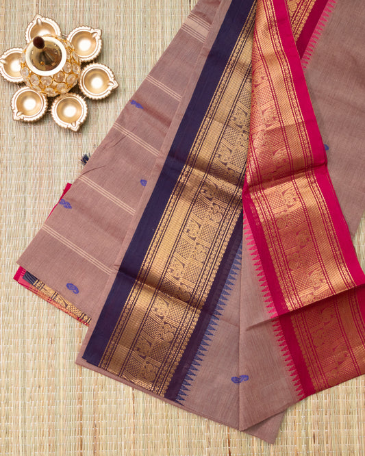 Ganga Jamuna Border Chettinad Cotton