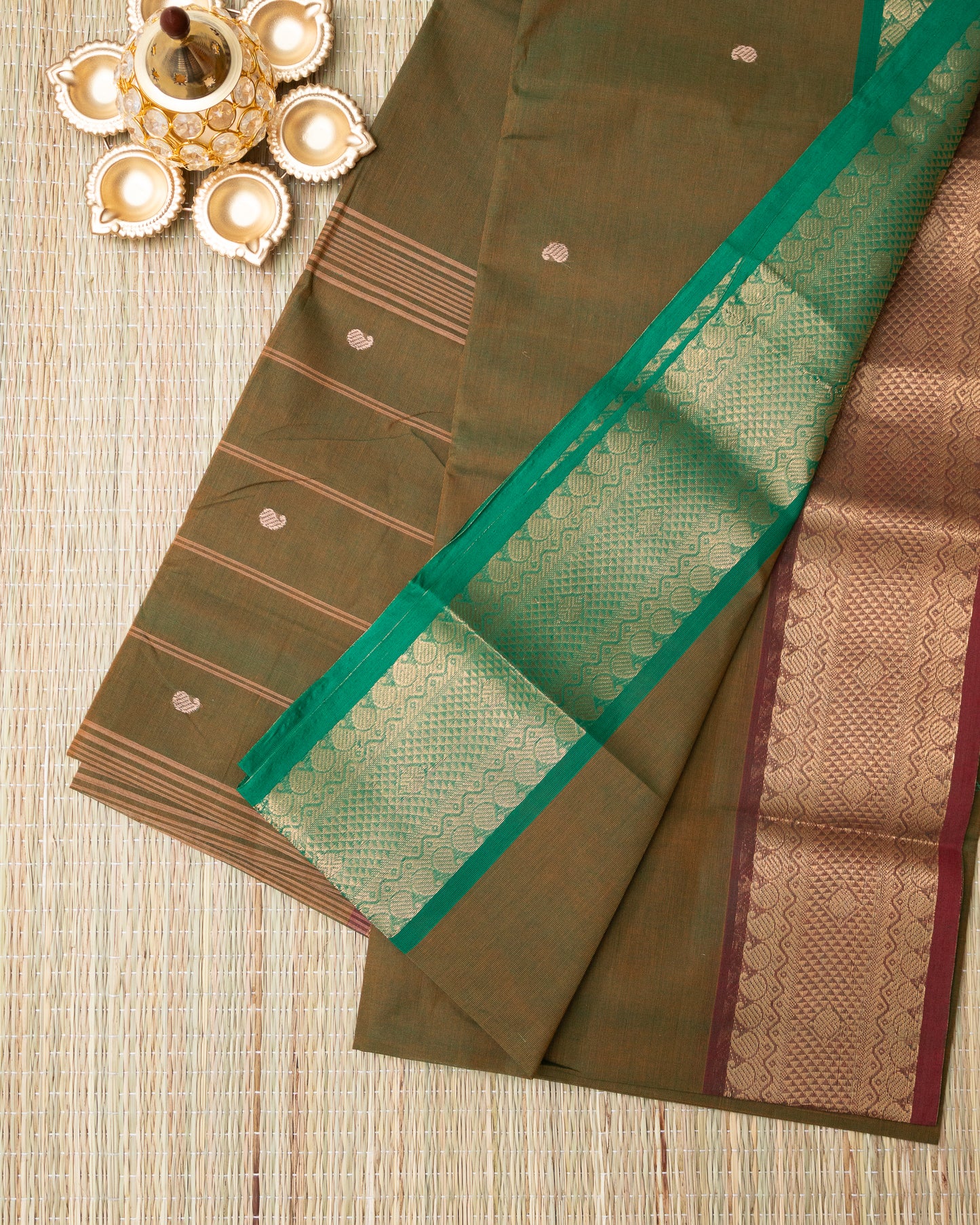 Ganga Jamuna Border Chettinad Cotton