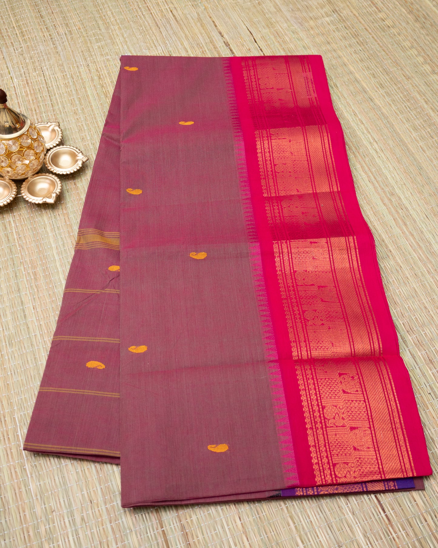 Ganga Jamuna Border Chettinad Cotton