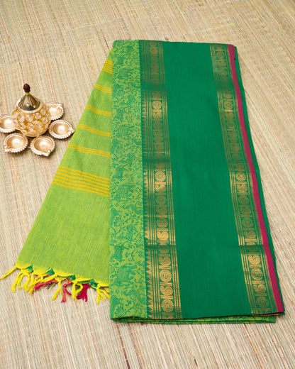 Vanasingaram Ganga Jamuna Border Chettinad Cotton