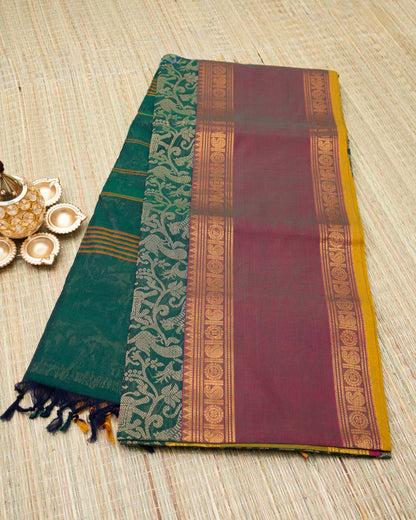 Vanasingaram Ganga Jamuna Border Chettinad Cotton