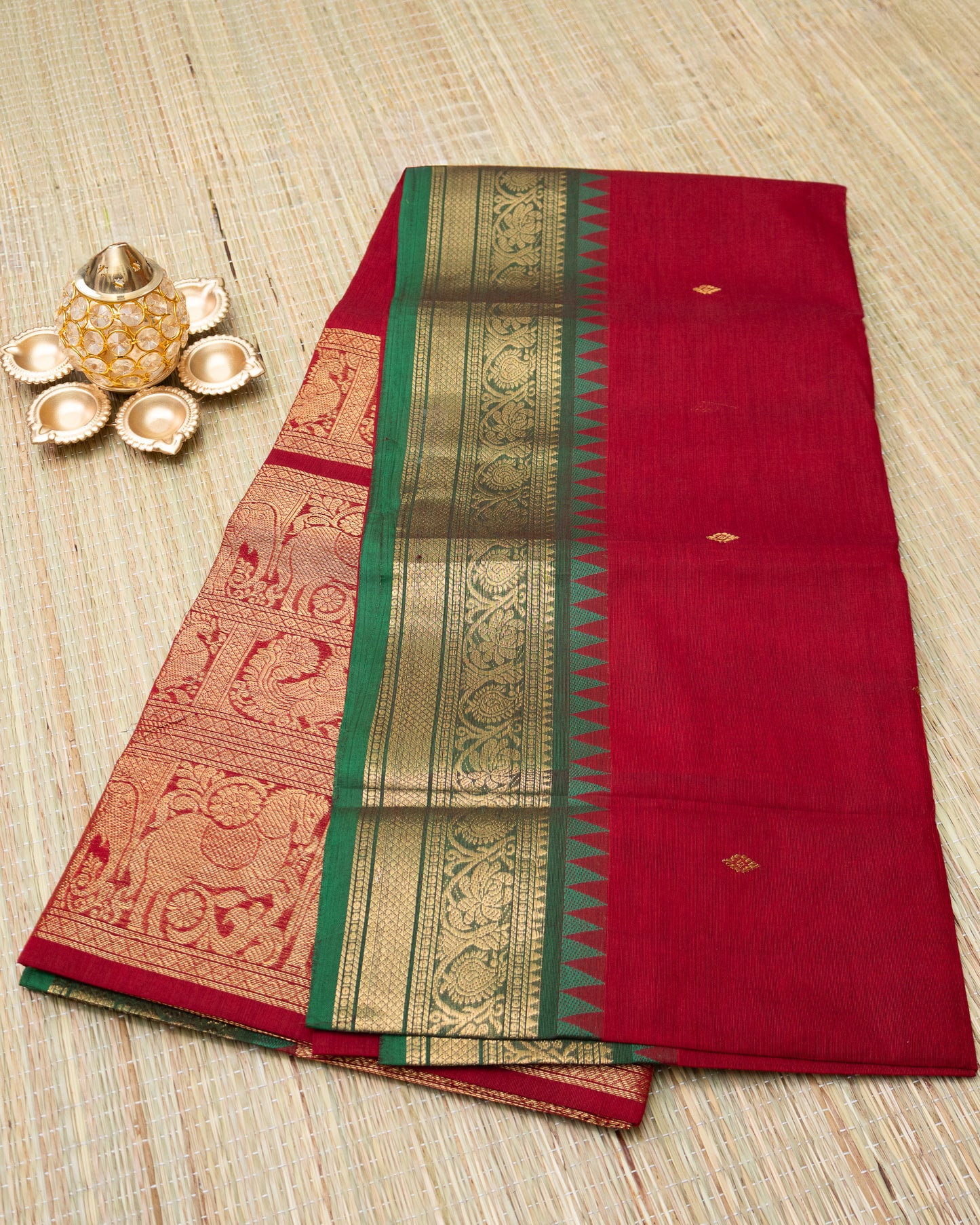 Rich Pallu Chettinad Cotton