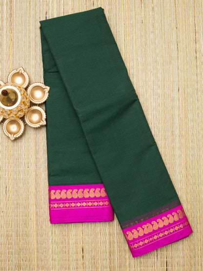 Gadwal Plain Cotton Saree