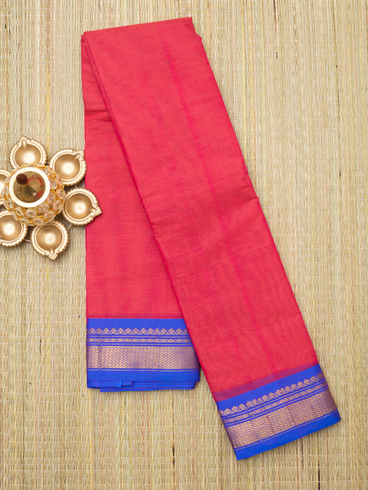 Gadwal Plain Cotton Saree