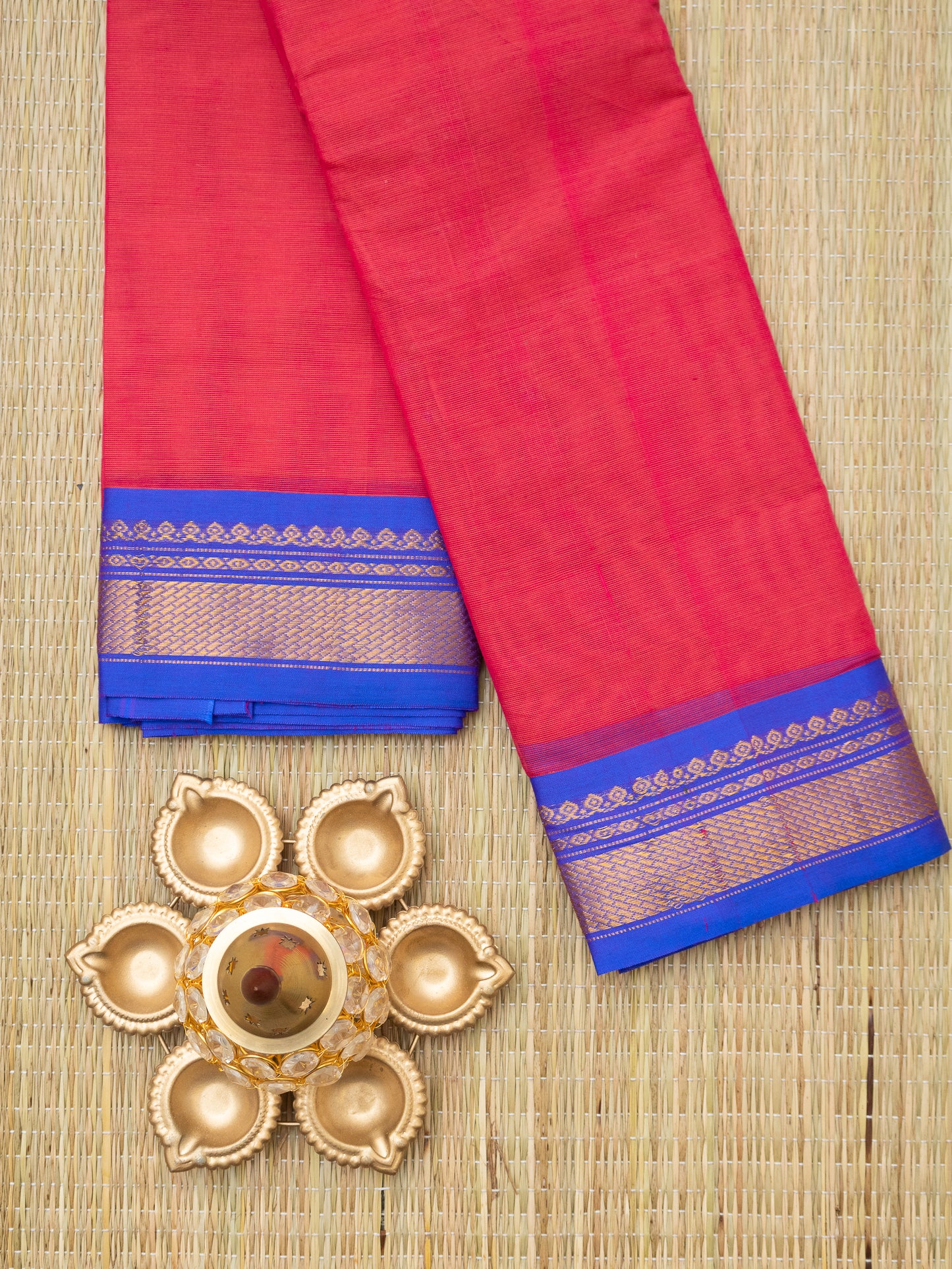 Gadwal Plain Cotton Saree