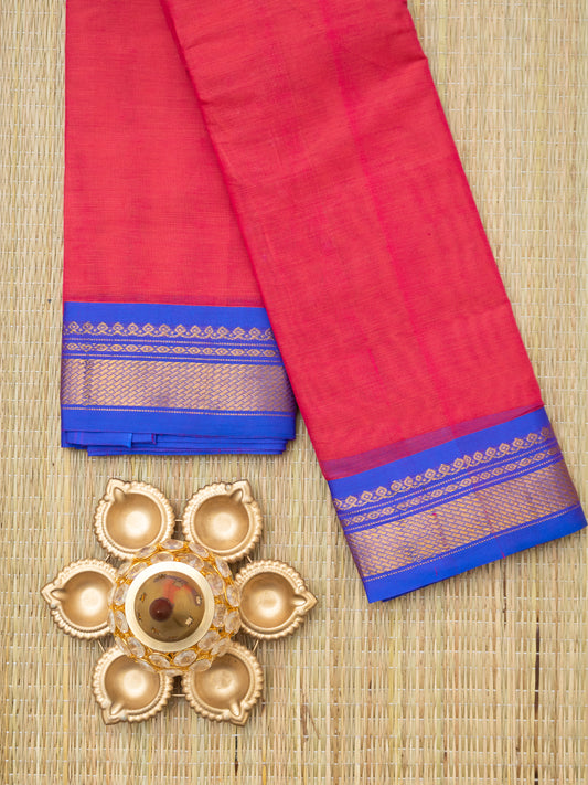 Gadwal Plain Cotton Saree