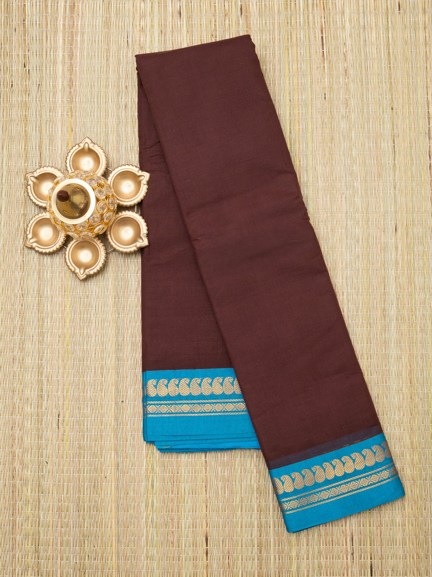Gadwal Plain Cotton Saree