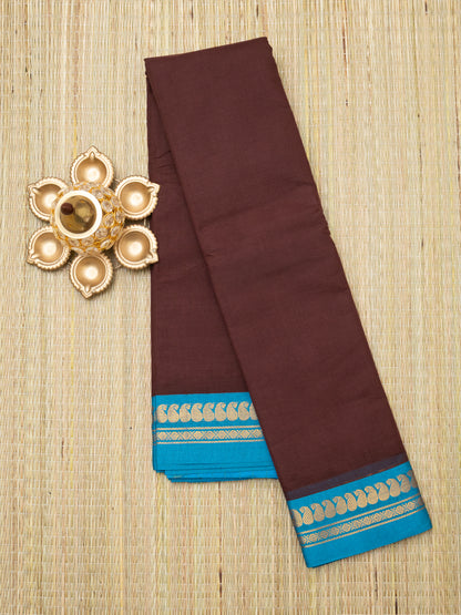 Gadwal Plain Cotton Saree