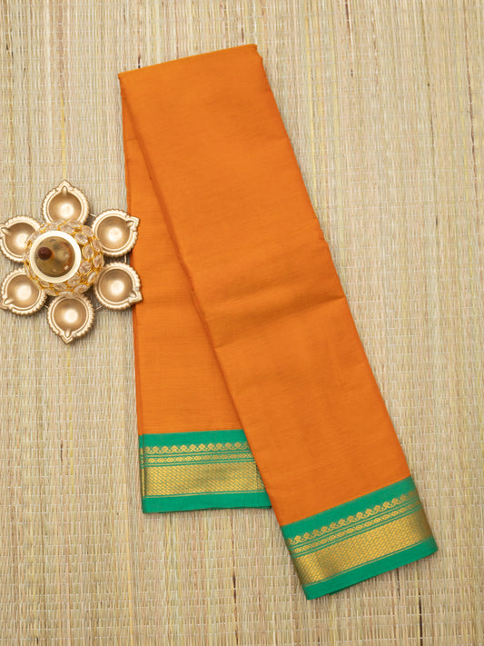 Gadwal Plain Cotton Saree