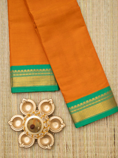 Gadwal Plain Cotton Saree