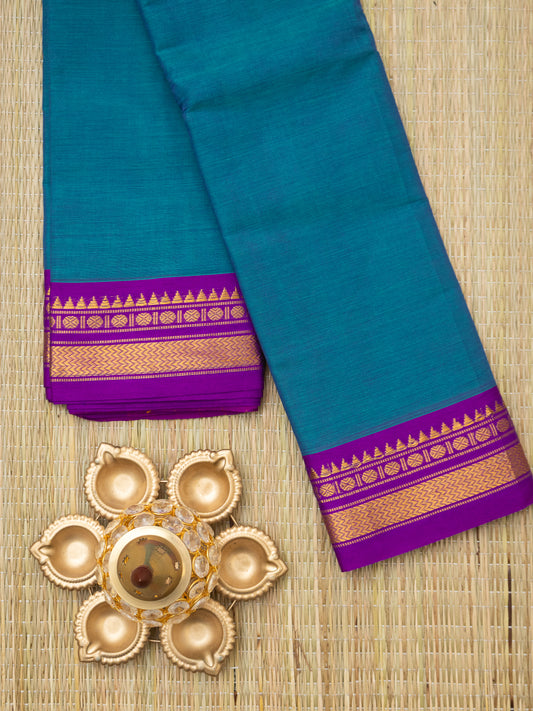 Gadwal Plain Cotton Saree