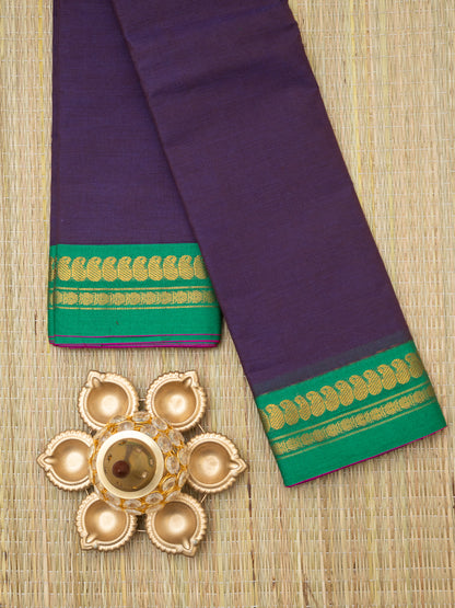 Gadwal Plain Cotton Saree