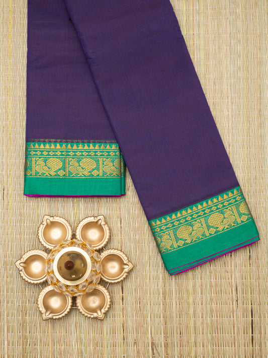 Gadwal Plain Cotton Saree