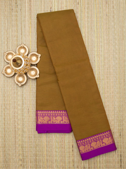 Gadwal Plain Cotton Saree