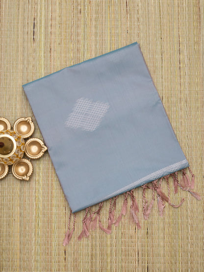 Soft Silk Jari Border (Kolam Design)