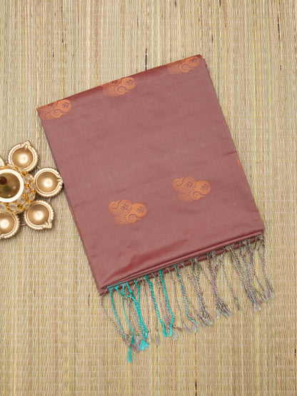 Soft Silk Jari Border (Kolam Design)