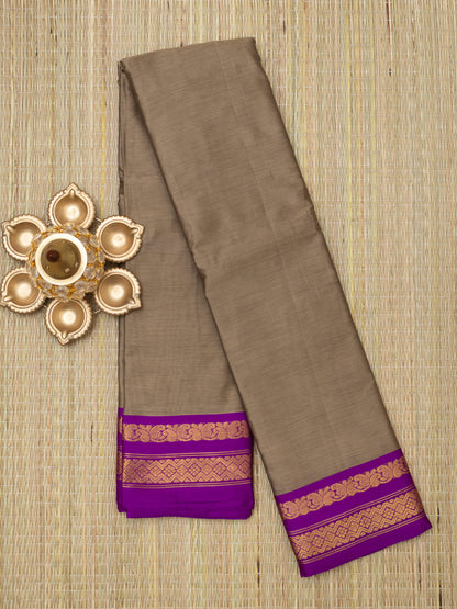 Gadwal Plain Silk Saree