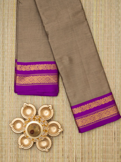 Gadwal Plain Silk Saree