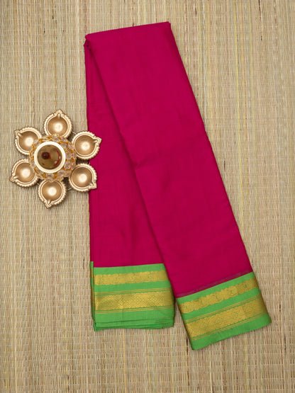 Gadwal Plain Silk Saree