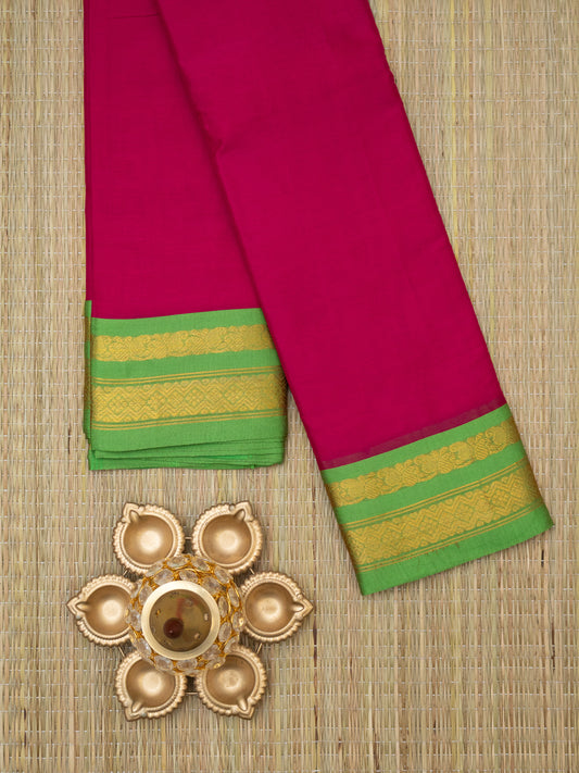 Gadwal Plain Silk Saree