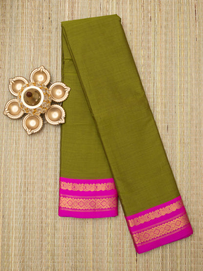 Gadwal Plain Silk Saree