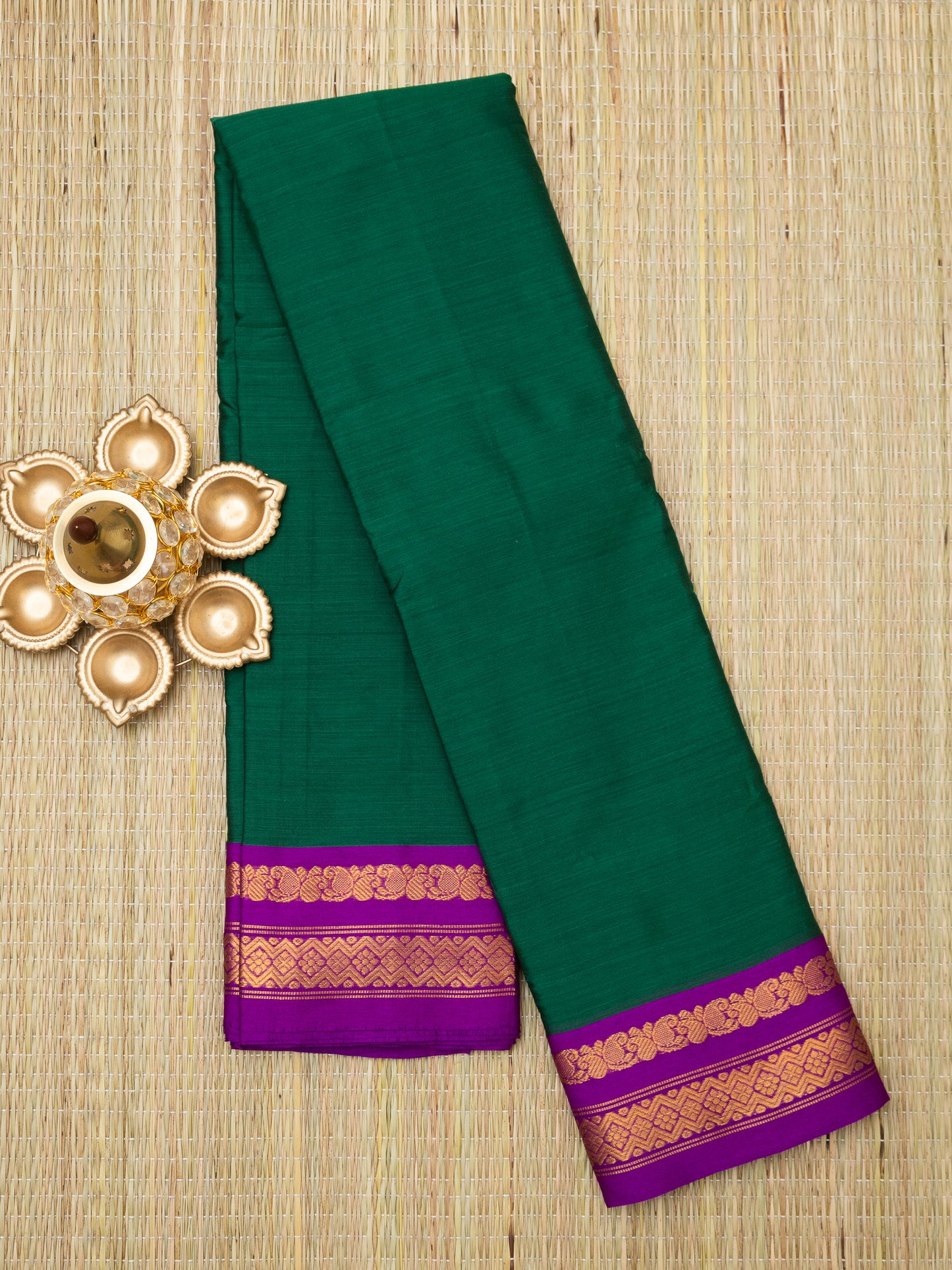Gadwal Plain Silk Saree