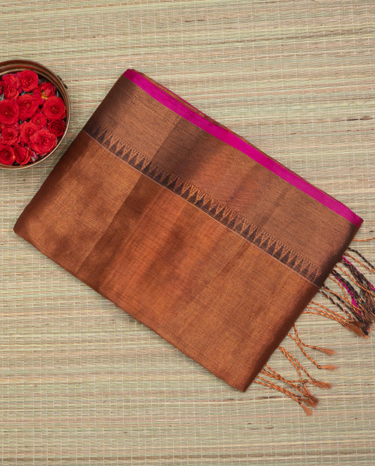 Tissue silk with Temple Border