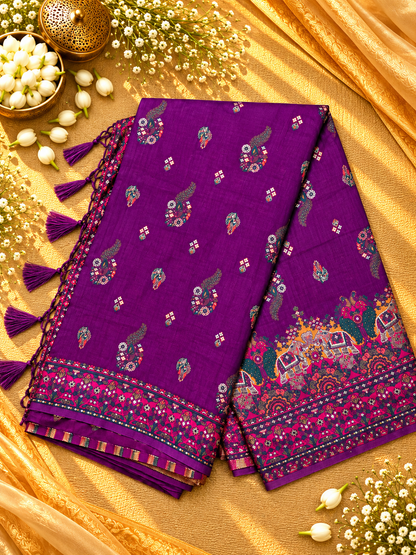 Pashmina silk sarees