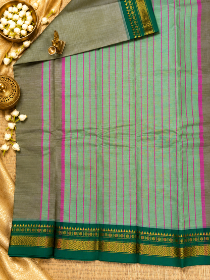 Gadwal Plain Cotton Saree