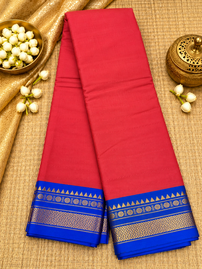 Gadwal Plain Cotton Saree