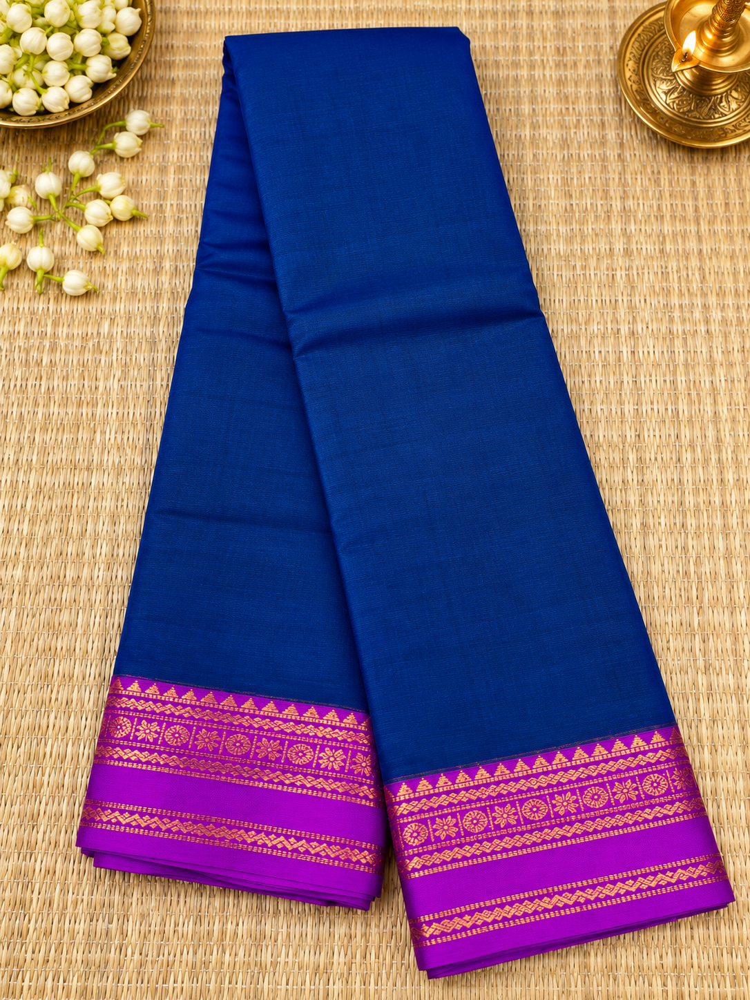 Gadwal Plain Cotton Saree