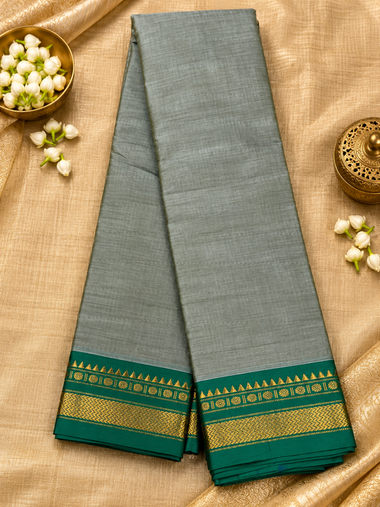 Gadwal Plain Cotton Saree