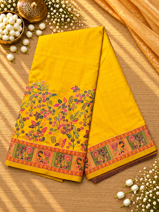 Pashmina silk sarees