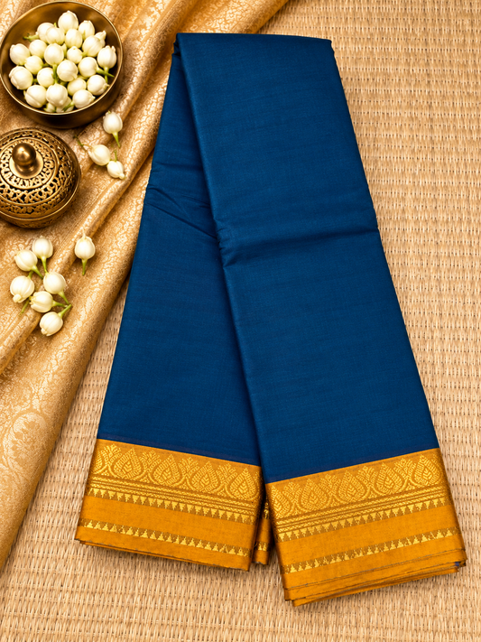 Gadwal Plain Cotton Saree