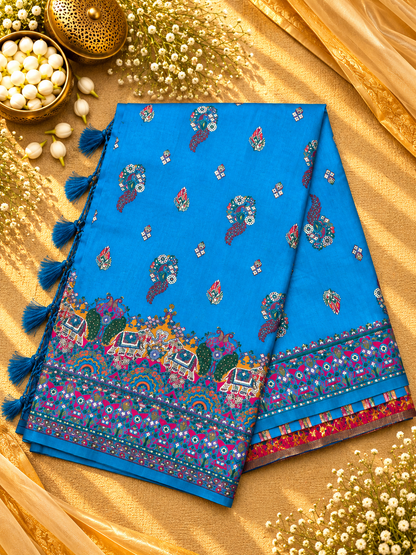 Pashmina silk sarees