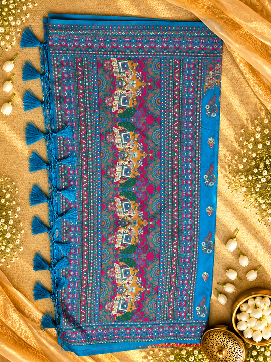Pashmina silk sarees