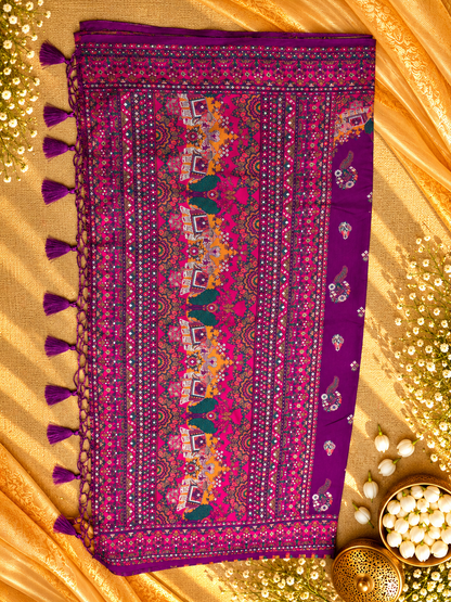 Pashmina silk sarees