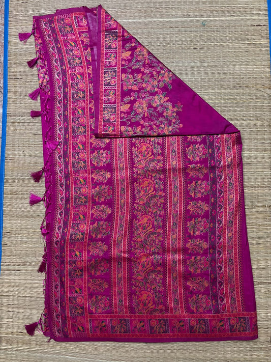 Pashmina silk sarees